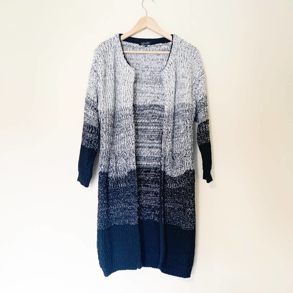 Revolve | Elliatt Ombr Long Open Front Cardigan - image 2